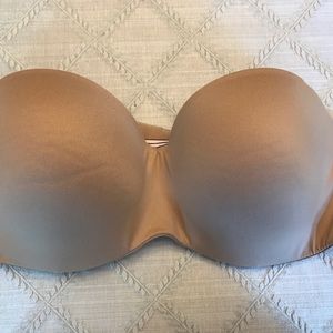 Victoria’s Secret Neutral Color Body By Victoria Strapless Padded Bra